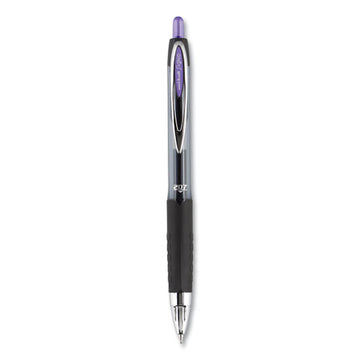 uni-ball® Signo 207 Gel Pen, Retractable, Medium 0.7 Mm, Purple Ink, Smoke-black-purple Barrel, Dozen freeshipping - TVN Wholesale